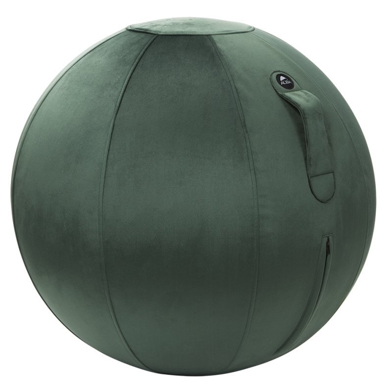 ALBA zitbal MHBALL velours, smaragdgroen, 65 cm